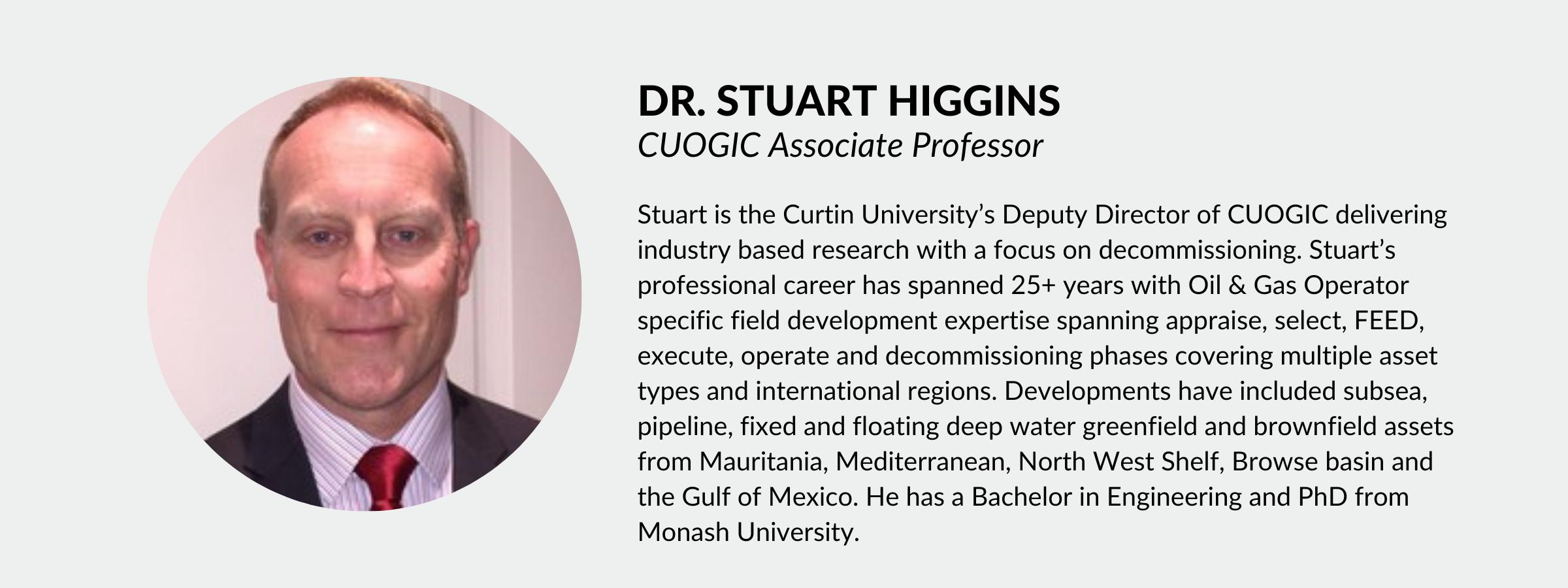 Dr Stuart Higgins