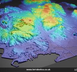 Burrup 3D Terrain Mapping from Space