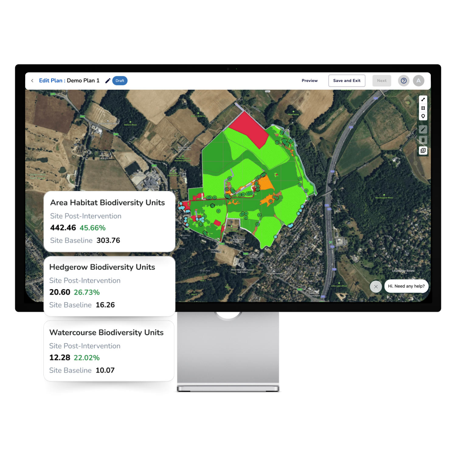 BNGAI™ - Biodiversity Net Gain Management System | Technology Catalogue