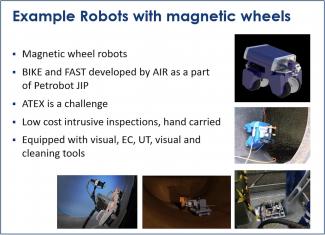 robots magnetic wheels