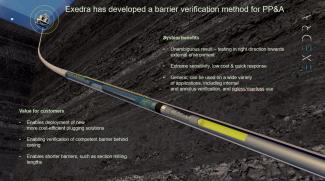 Illustration of method P&A, PP&A, abandonment, verification of well barrier, well integrity verification, 