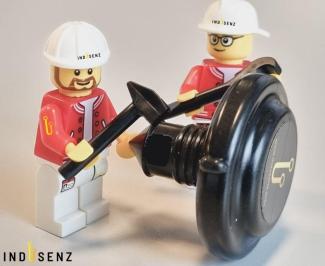 Indusenz Lego workers