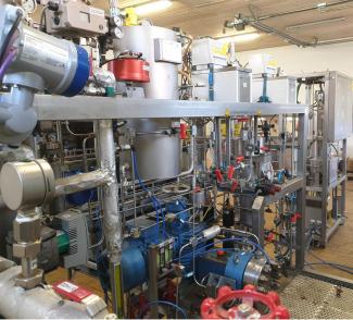 CO2 processing plant