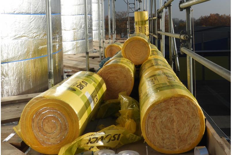 Crimped Mineral Wool Tank Insulation