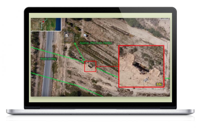 SkyX_Drone_Visual_Aerial_Monitoring_Solution_Gas-Leak_Gas_Pipeline_Mapping_Survey_Path_Payload_Accessory_Mapping_View