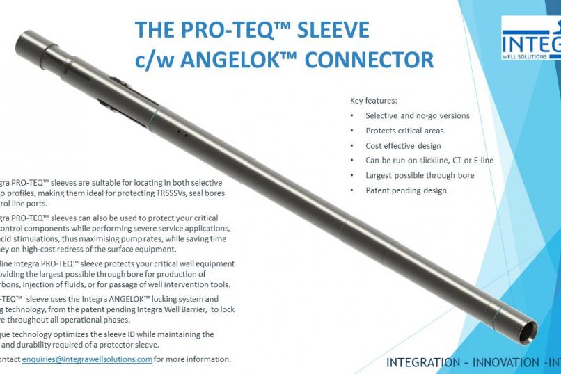 The Integra PRO-TEQ™ Sleeve with ANGELOK™ Connector